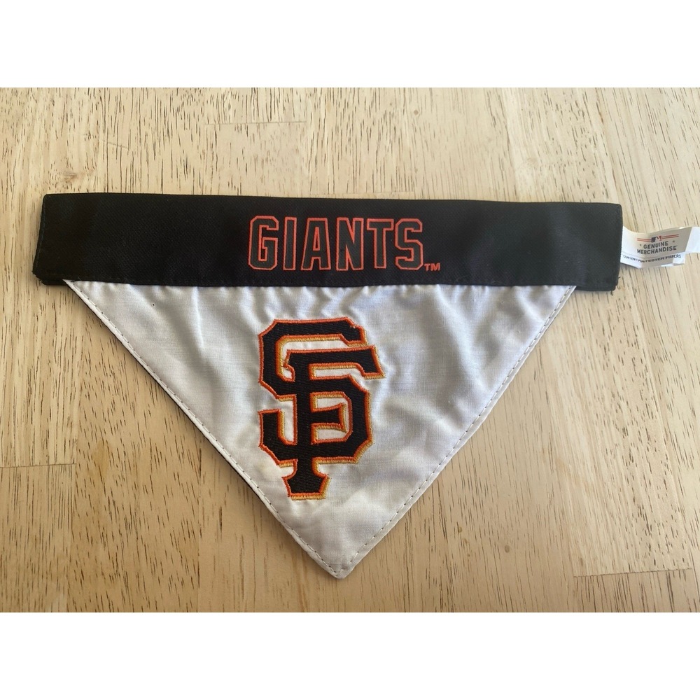 San Francisco Giants MLB Pet Bandana - Reversible Over-The-Collar - Size Medium